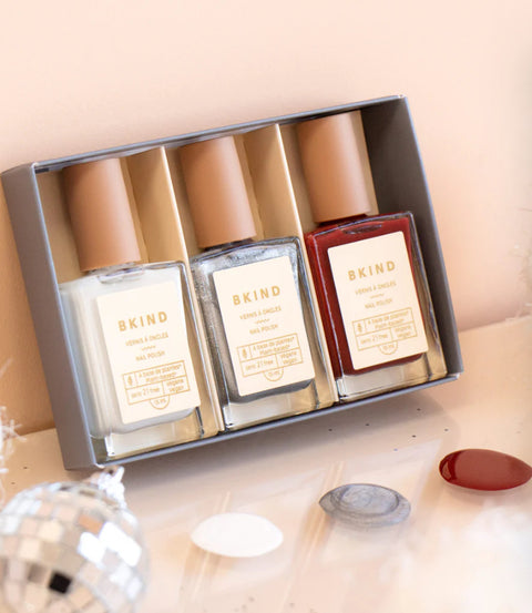 BKind Holiday Nail Polish Trio Kit-Essentials