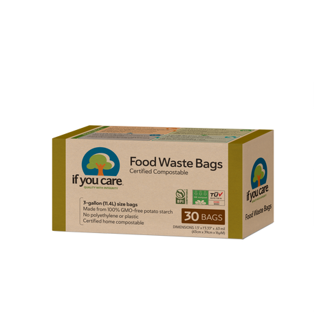 If You Care-3 Gallon Certified Compostable Food Waste Bags