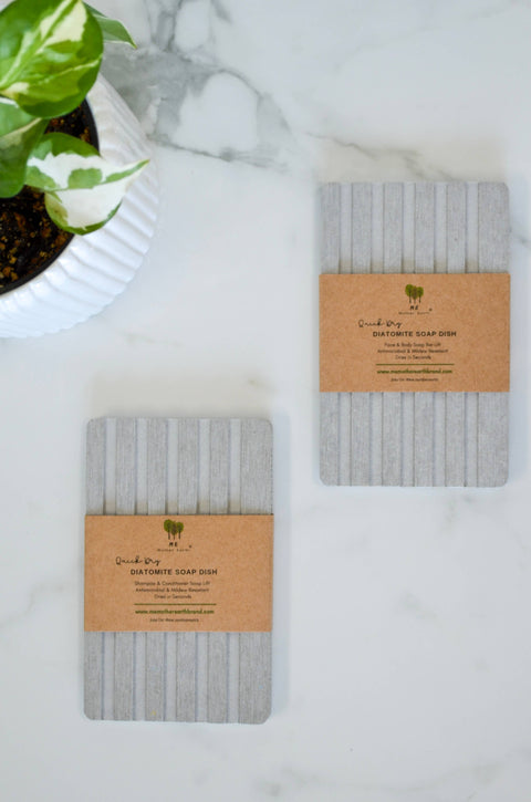 Shampoo and Conditioner Quick-Dry Diatomite Soap Dish