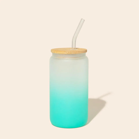 Reusable Glass Can Cup