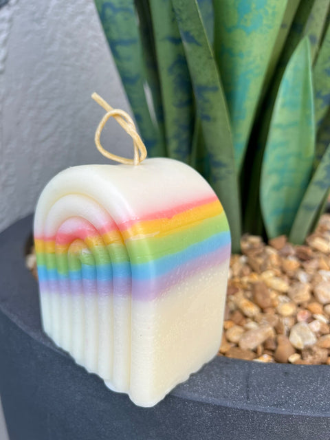 Big Rainbow Candle (Various Colors)