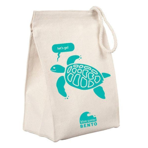 EcoLunchBox Blue Water Bento Lunch Bag - Turtle