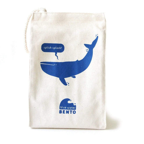 EcoLunchBox Blue Water Bento Lunch Bag - Whale