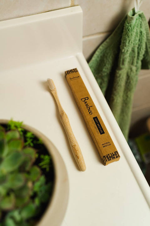 100% Compostable Bamboo Switch Toothbrush