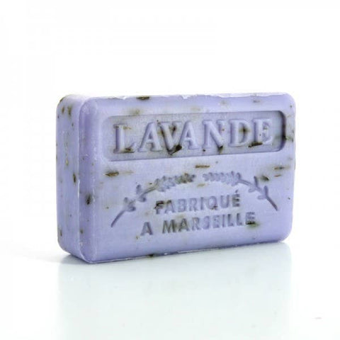 Lavender flowers - French soap with organic shea butter 125g
