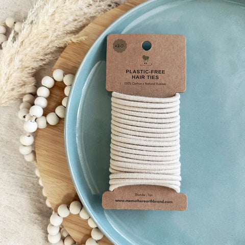 Plastic Free Hair Ties - 20 ct