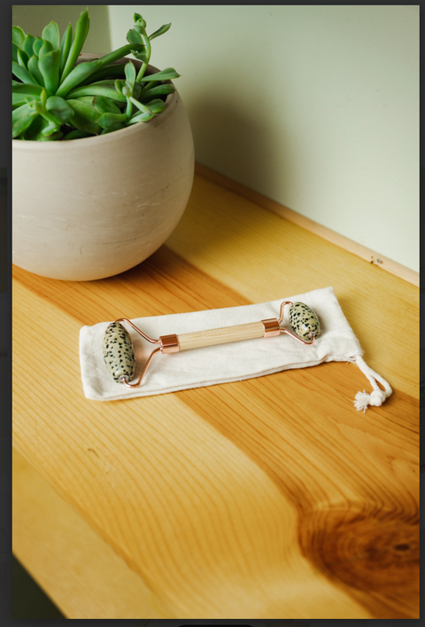 Bamboo Facial Massage Roller