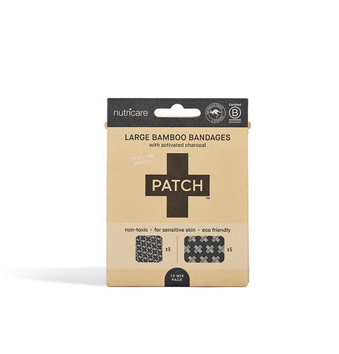PATCH Large Mixed Bamboo Bandages with Charcoal