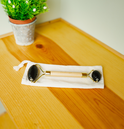 Bamboo Facial Massage Roller