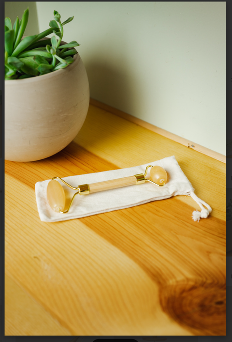 Bamboo Facial Massage Roller