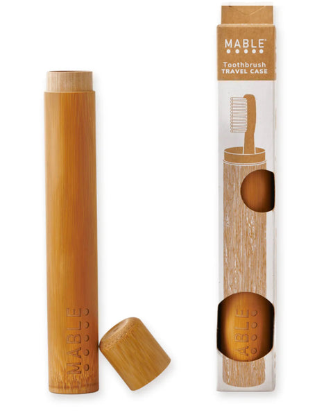 Mable Bamboo Toothbrush Travel Case