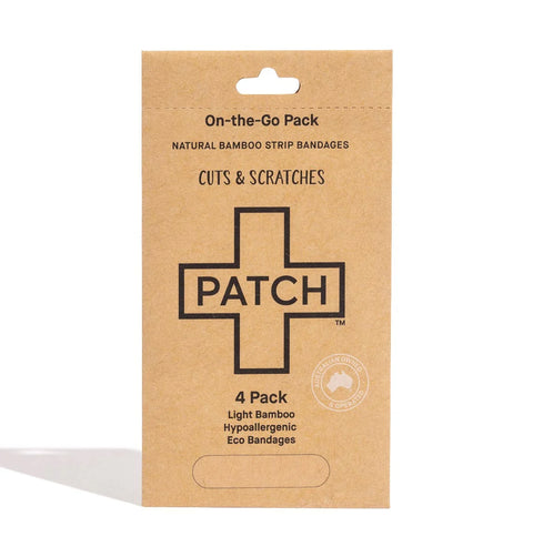 PATCH Natural Bamboo Bandages - 4 Pack