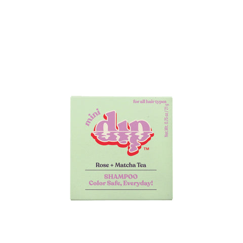Mini Dip Color Safe Shampoo Bar for Every Day - Rose and Matcha Tea