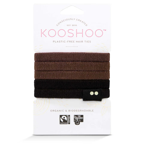 Kooshoo Plastic-free Hair Ties Flat
