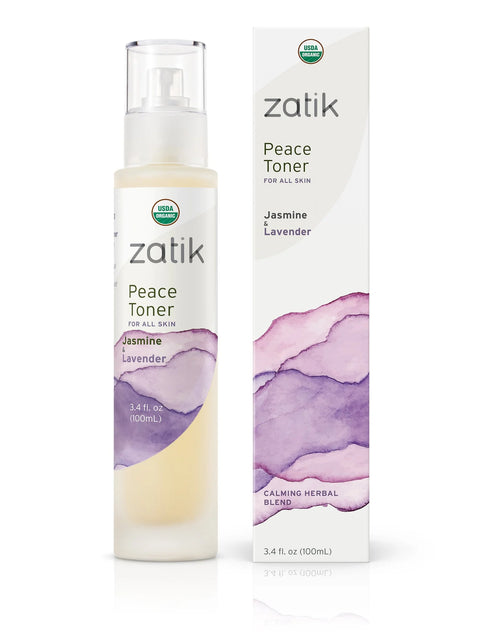 Zatik Peace Toner - Jasmine & Lavender Calming Herbal Blend