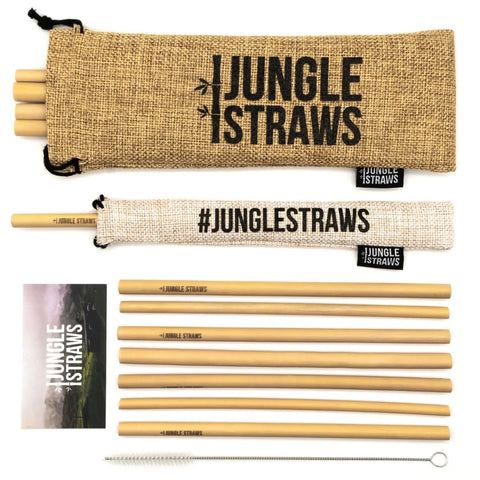 Bamboo Straws - 12 packs