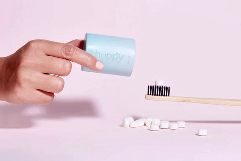 Huppy Toothpaste Tablets - Charcoal Mint