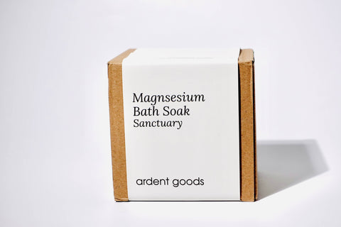 Magnesium Bath Salt Soak with Refillable Option: Sanctuary / Refillable Bowl
